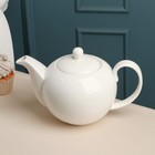 Заварочный чайник фарфоровый «Barista», 1,6 л, белый - Фото 1