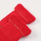 Носки детские махровые со стопперами Крошка Я "Дракоша" 8-10 см, красный - Фото 3