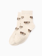 Носки для девочки KAFTAN: Happy Love bear, набор 3 пары, бежевые, размер 14-16 (3-5 лет) - Фото 6