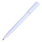 Ручка шариковая поворотная, 0.5 мм, стержень синий, белый корпус - Фото 2