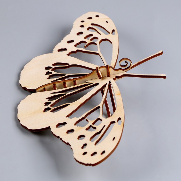 3D пазл «Юный гений»: Собери бабочку - фото 1909250554