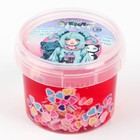 Слайм «Стекло», Малиновый, 90 г, с декоративным наполнителем - фото 33386574