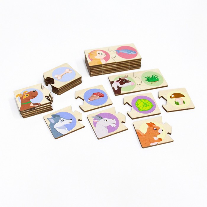 Пазл «Кто что ест» 65312