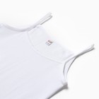 Майка для девочки, цвет белый, рост 146-152 см - фото 22550744