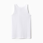 Майка для девочки, цвет белый, рост 122-128 см - фото 24305169