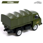 Машина металлическая «УАЗ 452. Армия», инерция, 1:43 - Фото 4