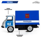Машина металлическая «УАЗ 452. Полиция», инерция, 1:43 - Фото 4