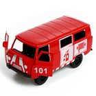 Машина инерционная «УАЗ-3962. Пожарная служба» - фото 7077038