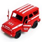 Машина инерционная УАЗ Hunter «Пожарная служба» - фото 4088883