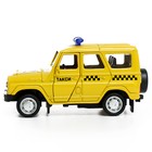 Машина металлическая УАЗ Hunter «Такси», инерция, 1:43 - Фото 2