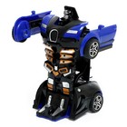 Робот-трансформер «Спорткар», инерционный, трансформируется автоматически при столкновении - фото 8702469