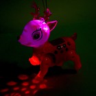 Интерактивная игрушка «Оленёнок Робби», звук, свет, цвет розовый - фото 6214196