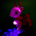 Интерактивная игрушка «Оленёнок Робби», звук, свет, цвет розовый - фото 6214197