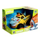 Машина инерционная Shark, свет, цвет жёлтый - фото 7014440