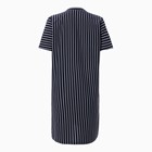 Платье женское, цвет синий/белая полоска, размер 56 - фото 24342490