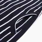 Платье женское, цвет синий/белая полоска, размер 56 - фото 24342493