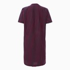 Платье женское, цвет малиновый/полоска, размер 52 - фото 22506999