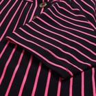 Платье женское, цвет малиновый/полоска, размер 56 - фото 22507011