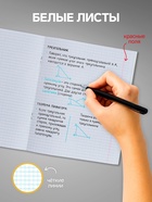 Комплект тетрадей из 10 штук, 24 листа в клетку Calligrata "Однотонная Классика с уголком", обложка мелованный картон, ВД-лак, блок офсет, 5 видов по 2 штуки - фото 24442143