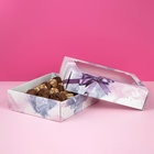 Коробка самосборная, крышка-дно, с окном, «Мелодия» 18 х 15 х 5 см (комплект 5 шт) - фото 22421255