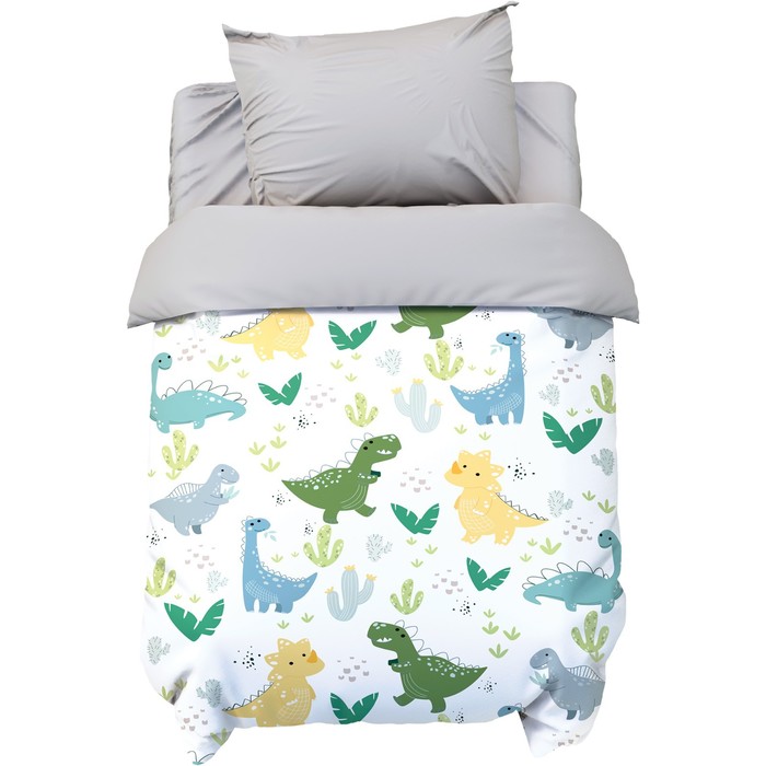 Постельное бельё ясельное «Крошка Я. Динозавры», бязь - Фото 1