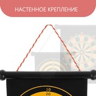Дартс с магнитным полотном ONLYTOP, 45×38 см, мишени диаметром 29 и 34 см, 6 дротиков, уценка - Фото 3