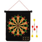 Дартс с магнитным полотном ONLYTOP, 45×38 см, мишени диаметром 29 и 34 см, 6 дротиков, уценка - Фото 4