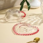 Чайная пара стеклянная «Розе», 2 предмета: кружка 250 мл, блюдце d=14 см - Фото 5