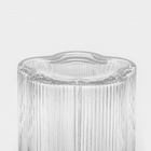Стакан «Флер», 260 мл, 7×8 см, стекло, прозрачный - Фото 5