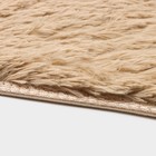 Коврик Доляна «Пушистик», 40×60 см, бежевый - Фото 4