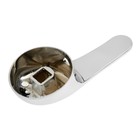 Ручка на смеситель "2" 3502, под картридж 35 мм, без отверстия, хром - фото 24353600