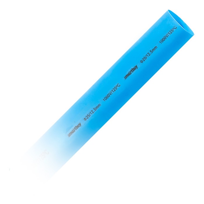 Термоусаживаемая трубка Smartbuy, 25/12,5, синяя, 1 м, SBE-HST-25-db