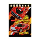 Блокнот А7, 40 листов на гребне "Автомобили", обложка мелованный картон, блок: тонированный 60 г/м?, МИКС (комплект 2 шт) - фото 22507216