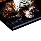 Записная книжка, А6, 64 листов, в клетку/линейку, "Ягуар", твердая обложка, матовая ламинация, блок офсет 60г/м2 - фото 22715727