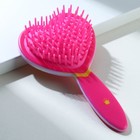 Массажная расческа фигурная «Мечта принцессы»  13 х 7,4 см - фото 22421525