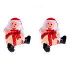 Миниатюра кукольная «Дед Мороз с большим подарком», набор 2 шт., размер 1 шт. — 3,4 × 3,7 см - Фото 5