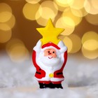 Миниатюра кукольная «Дед Мороз со звездой», набор 2 шт., размер 1 шт. — 3,7 × 2,3 см - фото 10813618