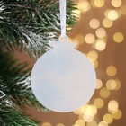 Заготовка - подвеска «Шарик» с защитной плёнкой, набор 2 шт., размер 1 шт. — 7,5 × 9 см 9559639