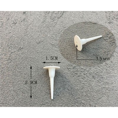 Основа для творчества и декора «Стержень с шляпкой», набор 25 шт., размер 1 шт. — 2.9×1.5 см