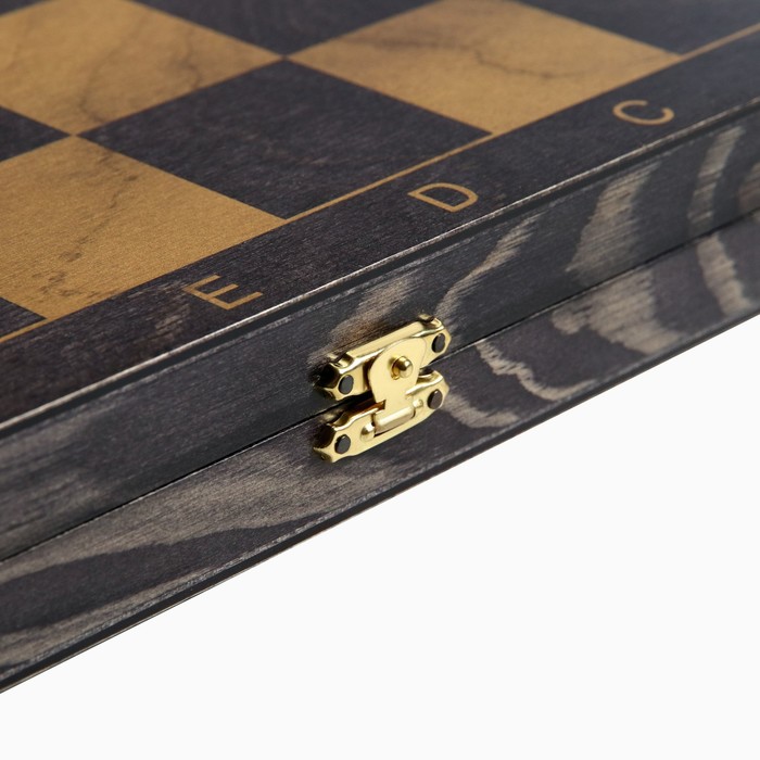 Настольная игра 3 в 1 "Классика": нарды, шахматы, шашки, доска 40 х 40 см - фото 1887192385