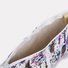 Косметичка на молнии, белая, разноцветная - Фото 4