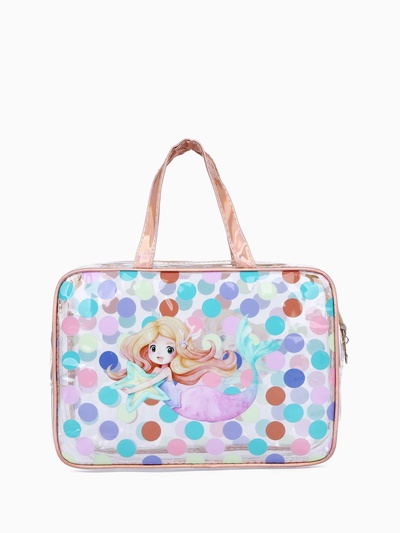 Набор косметичек для бассейна 2 в 1 «Русалка», с рисунком, разноцветный