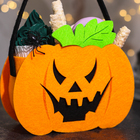 Корзинка декоративная «Тыква на Хэллоуин», 6 × 15,5 × 19 см - Фото 3