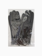 Перчатки женские с пуговками, безразмерные, без утеплителя, чёрные - Фото 7