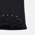 Перчатки женские, безразмерные, без утеплителя, цвет чёрный - Фото 2