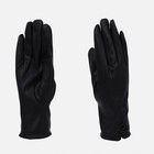 Перчатки женские, безразмерные, без утеплителя, цвет чёрный - фото 319759107