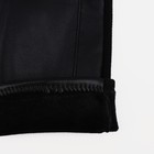 Перчатки женские, безразмерные, без утеплителя, цвет чёрный - Фото 3