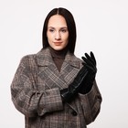 Перчатки женские, безразмерные, без утеплителя, цвет чёрный - Фото 4