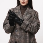 Перчатки женские, безразмерные, без утеплителя, цвет чёрный - фото 38836852