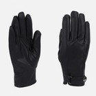 Перчатки мужские, безразмерные, без утеплителя, цвет чёрный - фото 10718176